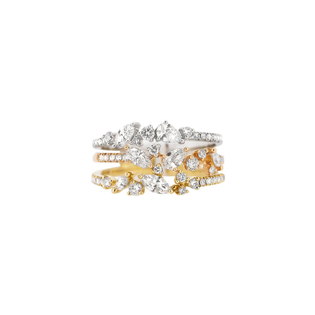 Amor Triple Diamond Ring