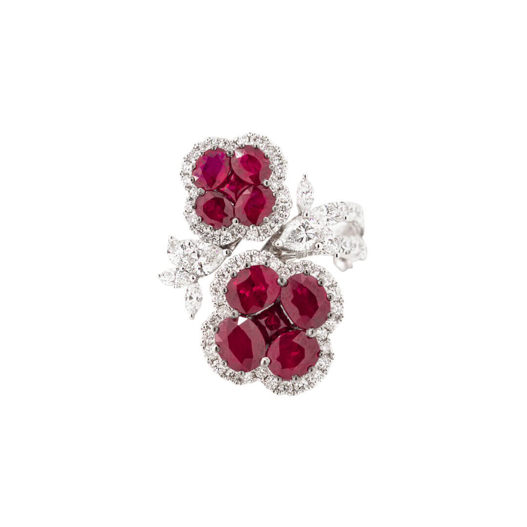 Boboli Ruby and Diamond Ring