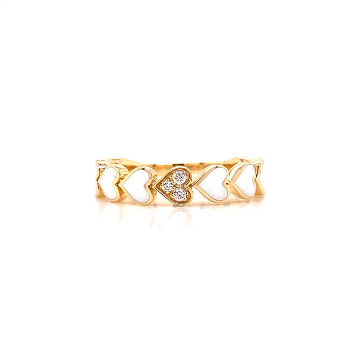 Sans Fin Enamel Ring